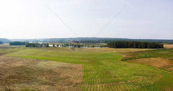 夏季风景 全景场景生长环境场地公园农场地平线土地城市树木图片