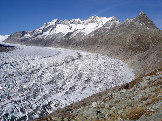 瑞士Aletsch冰川图片