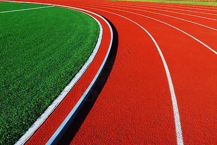 赛马运动竞争地面竞赛车道曲线场地红色课程体育场图片