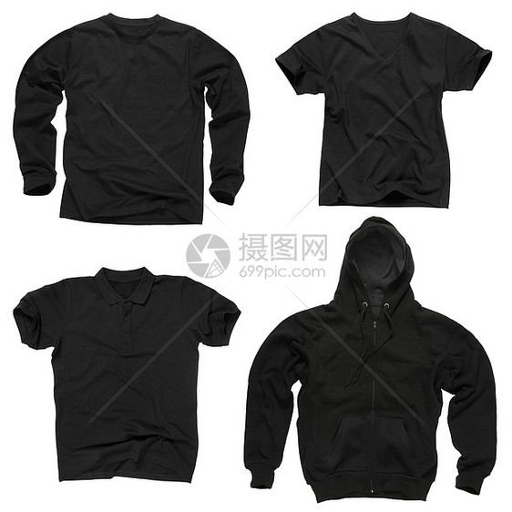 白黑衣服图片