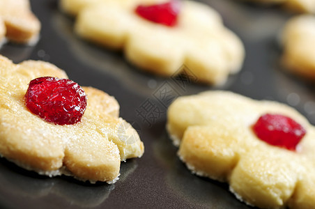 Cookies 饼干小吃烹饪烤箱甜点宏观托盘面包床单育肥食物图片