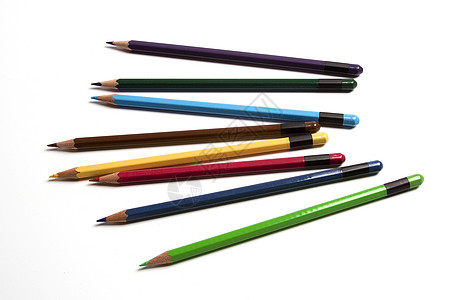 铅笔工具绘画乐器染色背景图片
