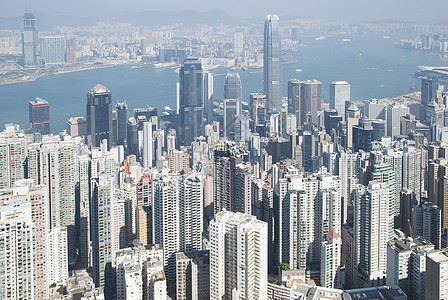 香港建筑学建筑高楼城市摩天大楼背景图片