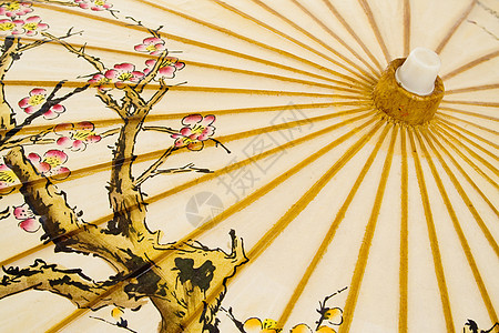 日文伞阳伞文化线条木头原住民艺术图片