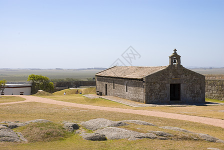 乌拉圭 楚伊 圣特雷萨堡国家历史房子石头农村教堂教会宗教乡村殖民图片