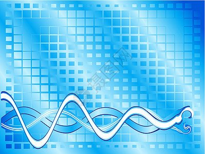 B 摘要流动背景条纹曲线插图电脑蓝色美丽数字化活力海浪漩涡图片
