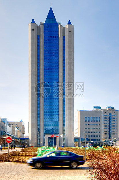 Gazprom公司总部工人财产首都办公室城市反射景观气体建筑学建造图片