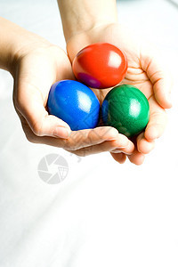 复活鸡蛋黄色传统空白红色兔子蓝色绿色手指图片