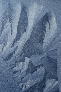 霜玻璃窗饰窗户季节冻结雾凇寒意水晶磨砂暴风雪图片