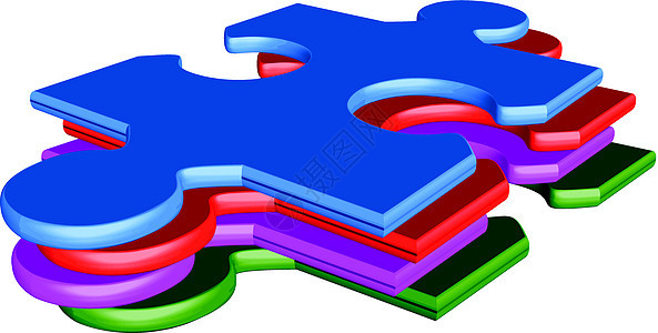 谜题拼图游戏红色玩具插图人群挑战团队白色解决方案商业图片