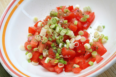 新鲜沙拉维生素食物蔬菜午餐洋葱图片