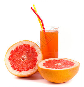 葡萄汁和玻璃汁柚子橙子果汁热带灰色甜点水果玻璃食物红色图片