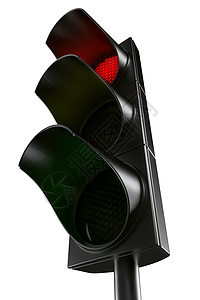 红色交通灯计算机红绿灯渲染黄色信号绿色运输白色图片