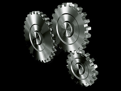 铝齿件圆圈车轮金属工厂工业团队机械力量计算机合作图片