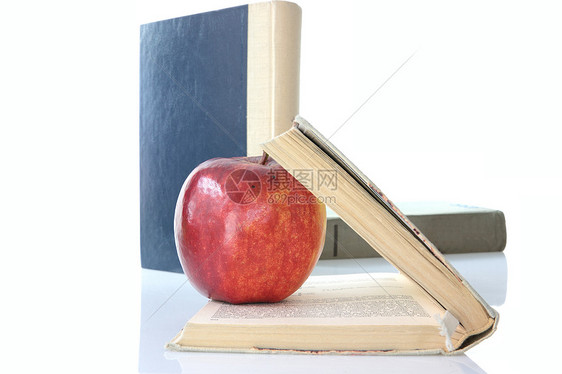 书上的红苹果图书科学大学饮食学生营养精装考试班级知识图片