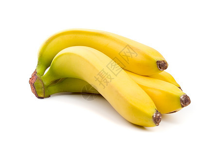 香蕉团水果小吃食物黄色白色图片