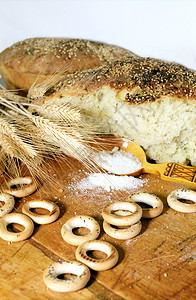 面包碎纸种子馅饼美食食物烹饪烘烤芝麻勺子麦穗产品图片