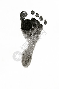 婴儿脚印孩子印刷男生打印鉴别墨水印象白色脚趾艺术品图片