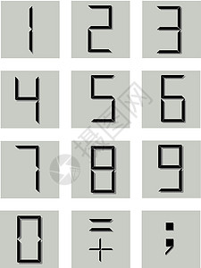 数字符号逗号计算技术数据十进制电脑插图计算器展示命令图片