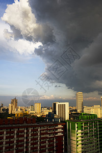 新加坡天线市中心天际建筑物日落城市景观天空财产图片
