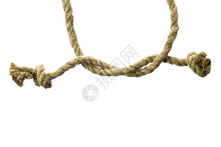 有节点的绳索变换领带细绳棕色钢丝力量亚麻背景图片