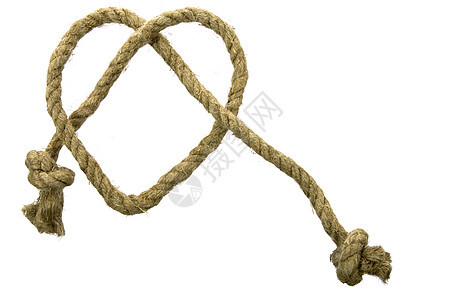 有节点的绳索变换力量棕色领带亚麻细绳钢丝背景图片