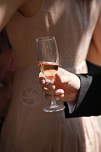香槟杯玻璃珠子纪念日婚礼白色周年婚姻奢华生活图片