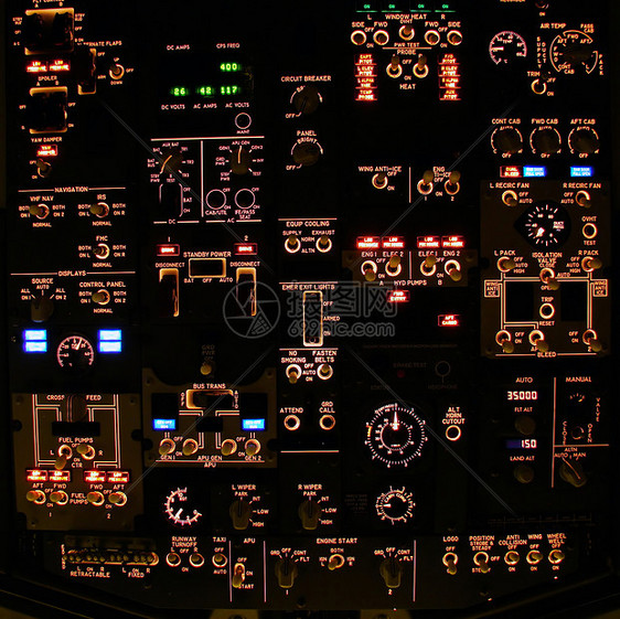 飞行甲板运输展示航空公司导航技术飞机指标乐器旅行风门图片