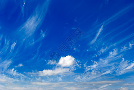 云云 2天空深蓝色空气空间蓝色图片