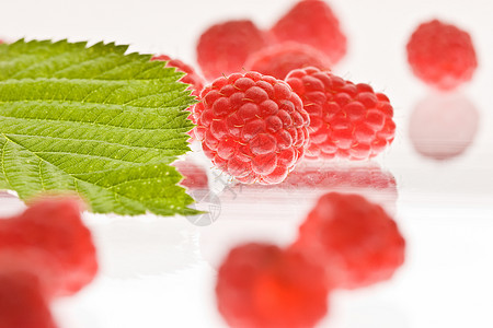树莓草莓营养饮食水果覆盆子宏观甜点种植食物图片