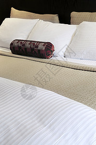 舒适床房间棉被风格亚麻家具寝具国王枕头酒店羽绒被图片