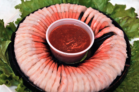 盘子上的刺痕营养粉色食物饮食团体食品拼盘展示杂货海鲜图片