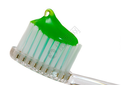贴着粘糊的缝合牙刷牙科刷子扫帚卫生牙齿衰变浴室健康保健宏观图片