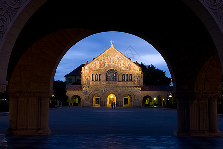 斯坦福大学学校大学砂岩校园城市旅行纪念碑大理石半岛教育图片