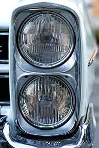 车头灯车汽车大灯反射玻璃运输头灯图片