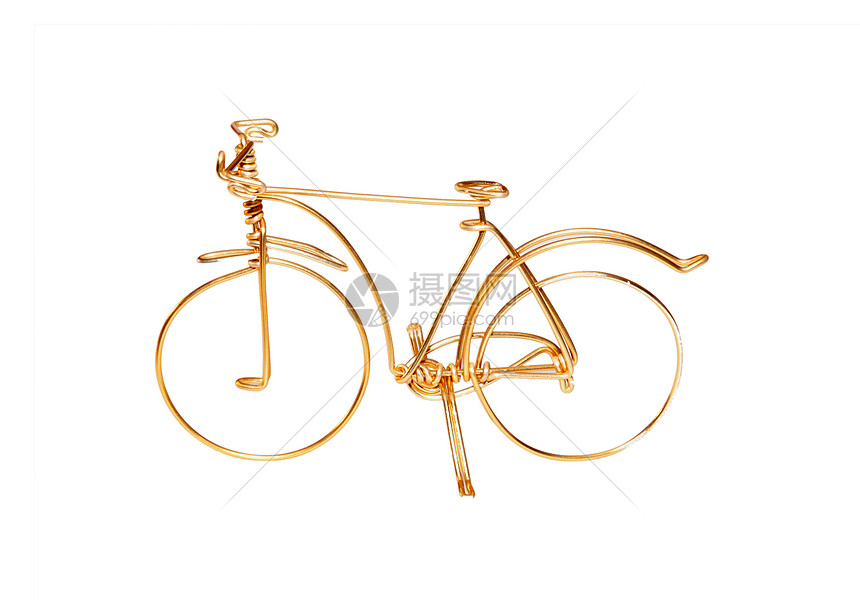 钢丝自行车图片