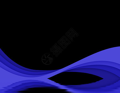 蓝泳史摘要商业光谱海浪墙纸线条广告卡片曲线框架边界图片