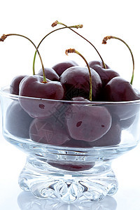甜樱桃脆弱性水果食物甜点用餐浆果玻璃保健卫生娱乐图片