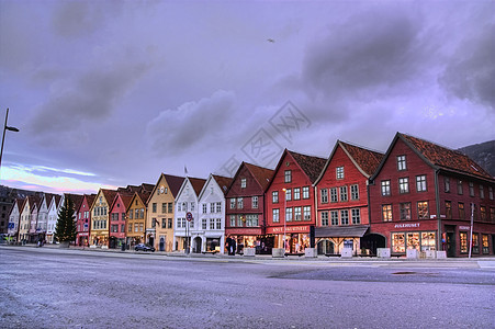 Bryggen  Quay木头城市海岸地标中心胡同同盟旅游码头图片