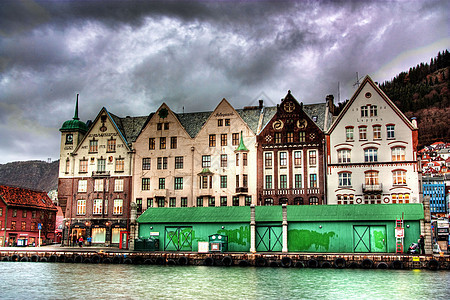 Bryggen  Quay城市胡同地标中心码头木头旅游同盟海岸图片