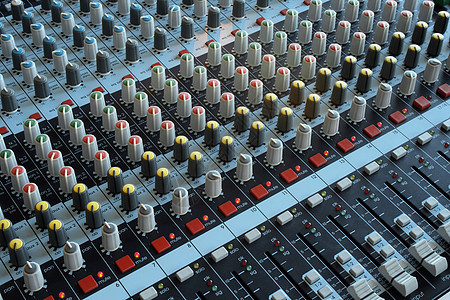 专业混合控制台音板推子工程体积音频录音记录产业安慰音响图片