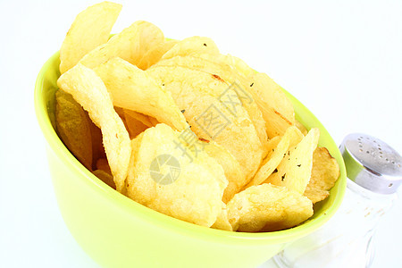 土豆薯片饮食午餐食物筹码小吃垃圾育肥油炸马铃薯图片