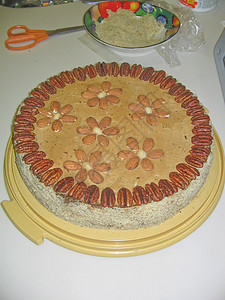 胡桃蛋糕杂货食物水果蛋糕甜点黄油烘烤美食橙子面粉图片