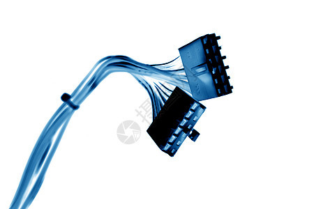 连接电线解决方案绳索滚动活力力量电子技术网络白色塑料图片