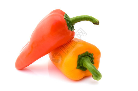 彩色辣椒胡椒橙子饮食绿色食物白色沙拉蔬菜健康红色图片