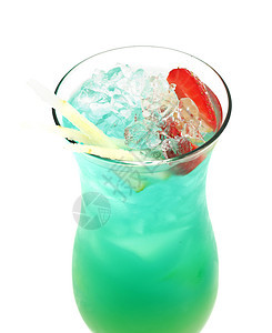 鸡尾酒  蓝色夏威夷果汁饮料菠萝混合玻璃魅力白色橙子酒精液体图片