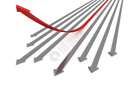 移动方向 3D图像团体领导者红色团队插图指针成功速度进步运动图片