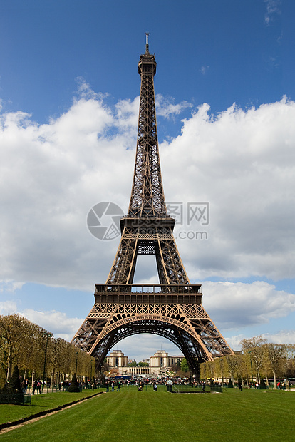 巴黎埃菲尔铁塔天空旅行公园工程师城市游客首都金属地标旅游图片
