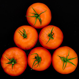 新鲜红西红番茄小吃红色活力水果节食蔬菜圆圈营养杂货沙拉图片