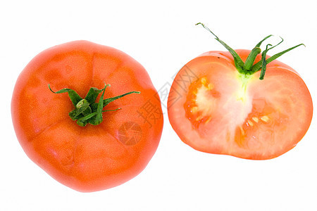 新鲜红西红番茄活力圆圈食物杂货水果节食红色营养小吃季节图片